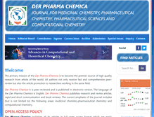 Tablet Screenshot of derpharmachemica.com